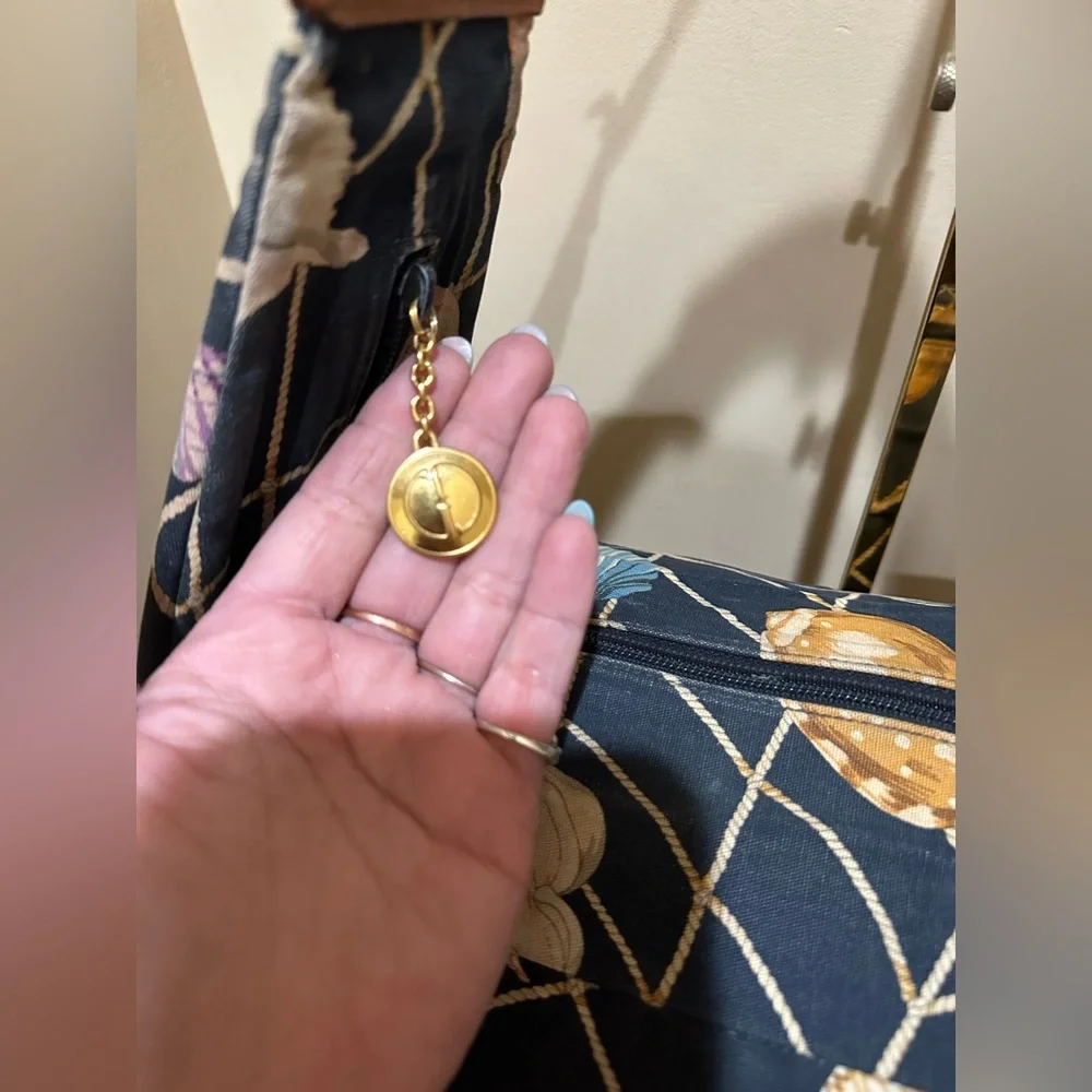 Nautical Gucci x Tom Ford era Hobo Canvas and Leather Rare Bag - Picture 4 of 12